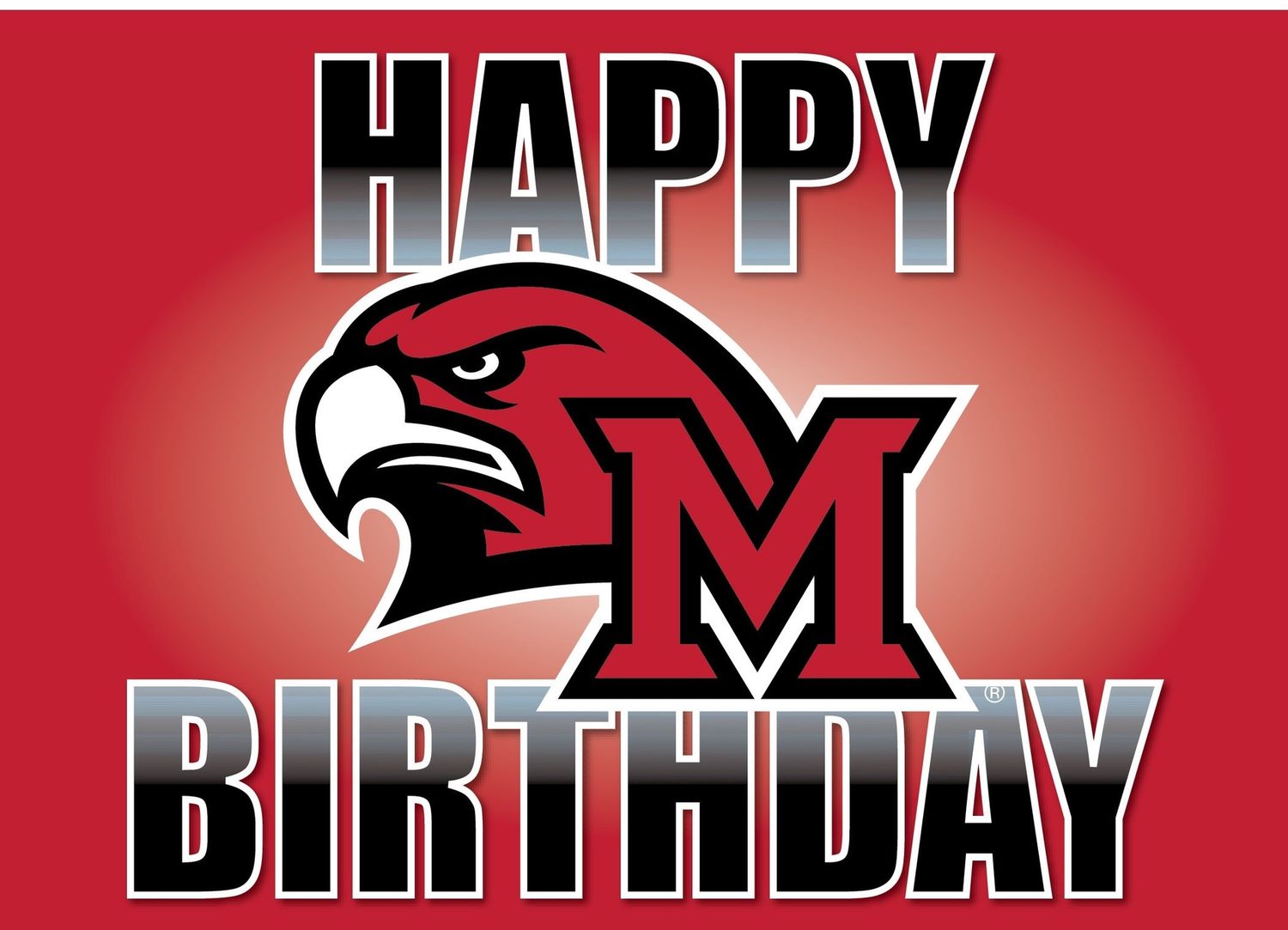 Blank Miami HawkHead Birthday Card