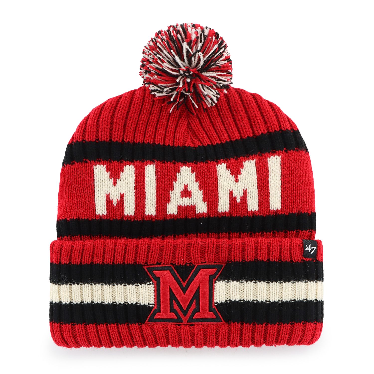 ’47 Miami University RedHawks Bering Pom Beanie