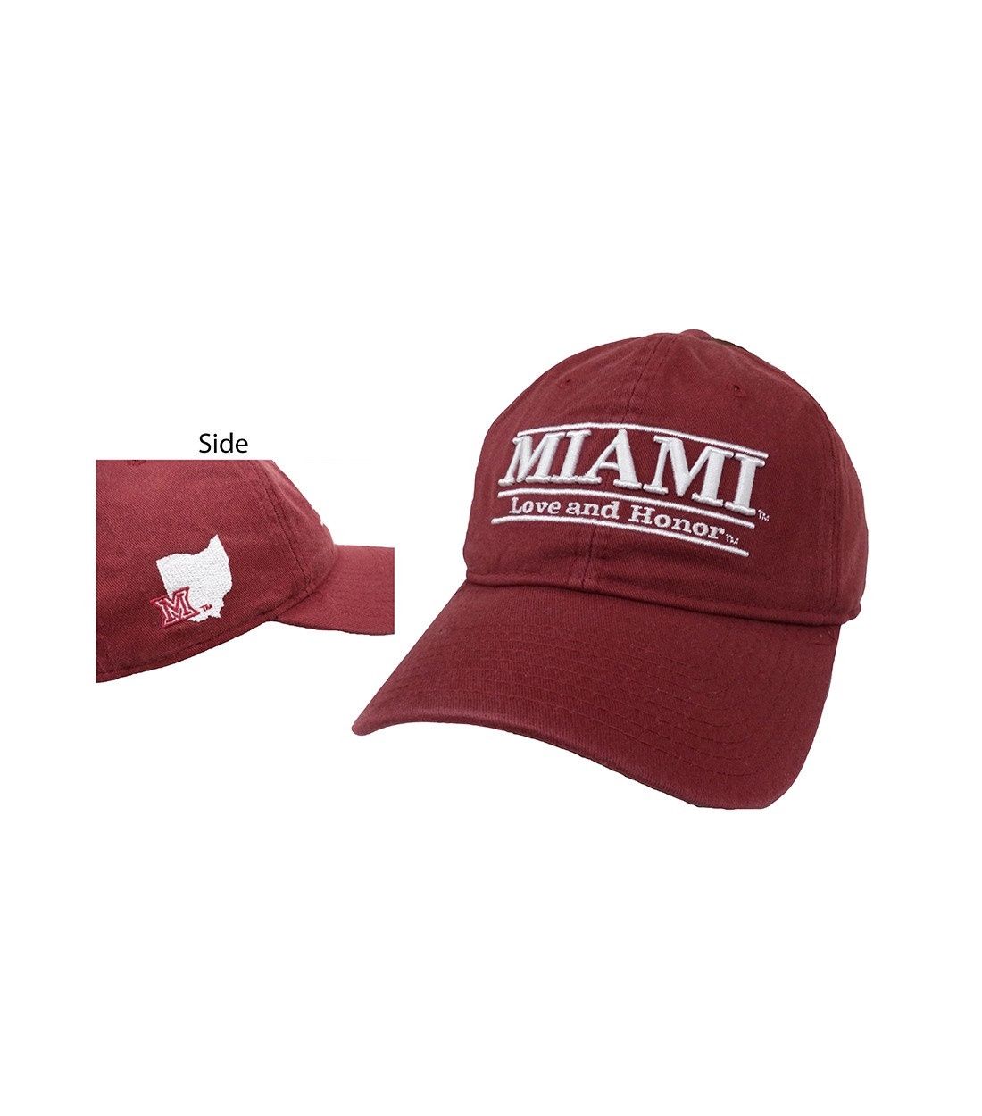 Cardinal Miami Love and Honor Adjustable Hat