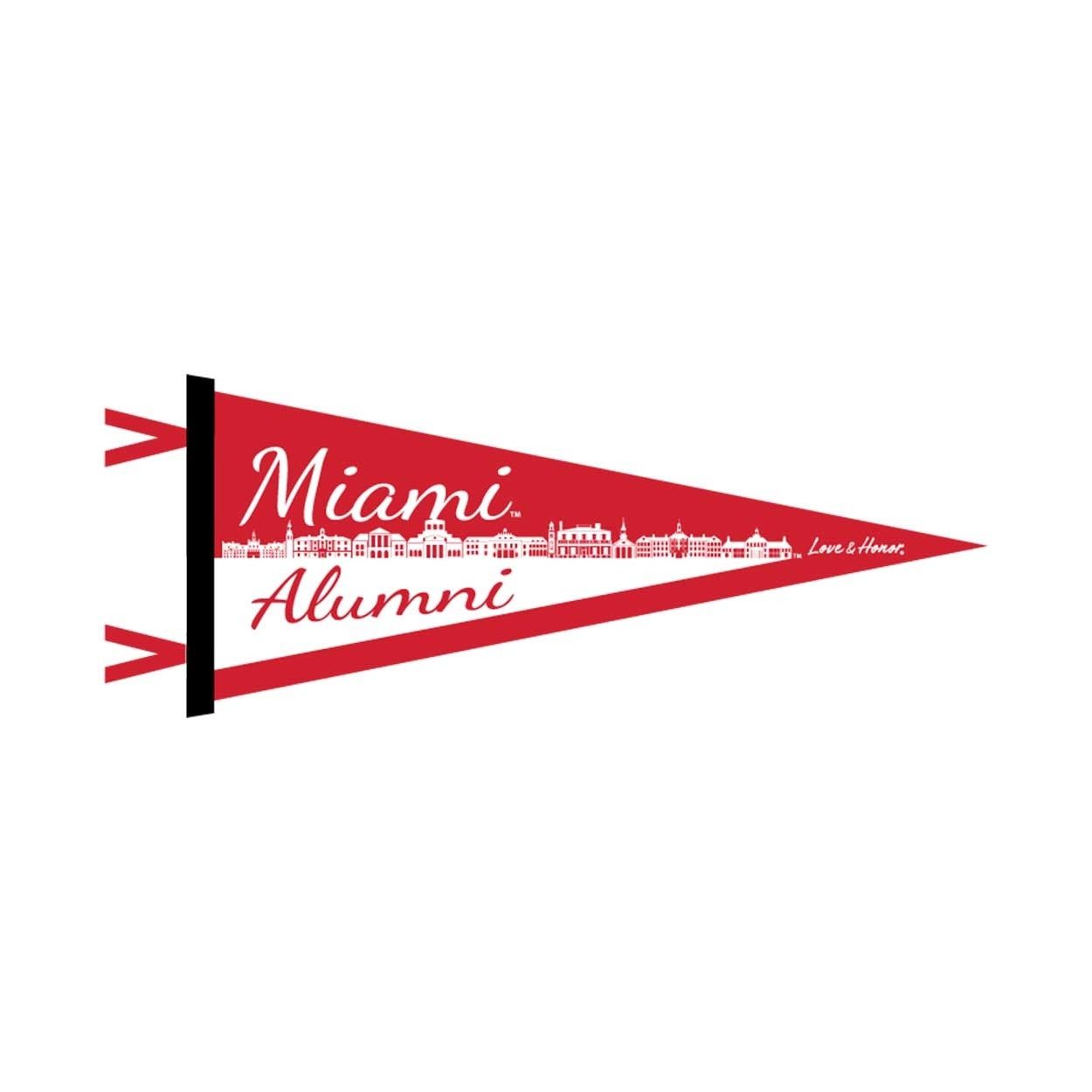 Collegiate Pacific Miami Alumni Pennant