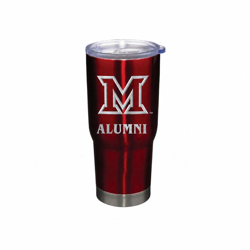Miami University Alumni 30oz. Stainless Steel Tumbler DS