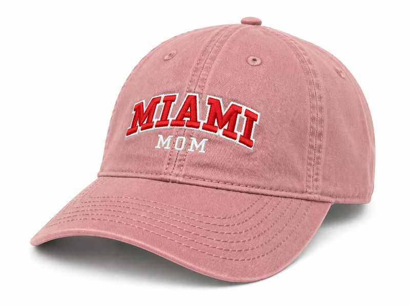 Legacy Miami University RedHawks Mom Relaxed Twill Adjustable Cap – Dusty Rose