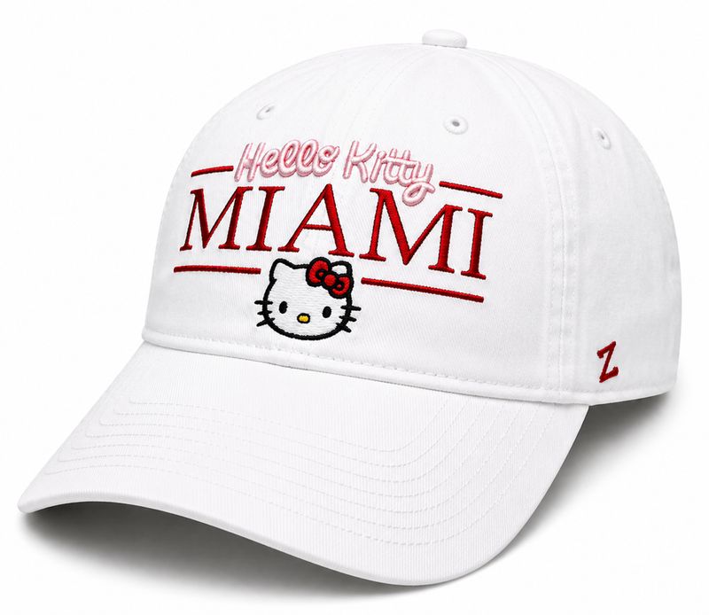 Zephyr Miami University RedHawks Women’s Hello Kitty Adjustable Hat