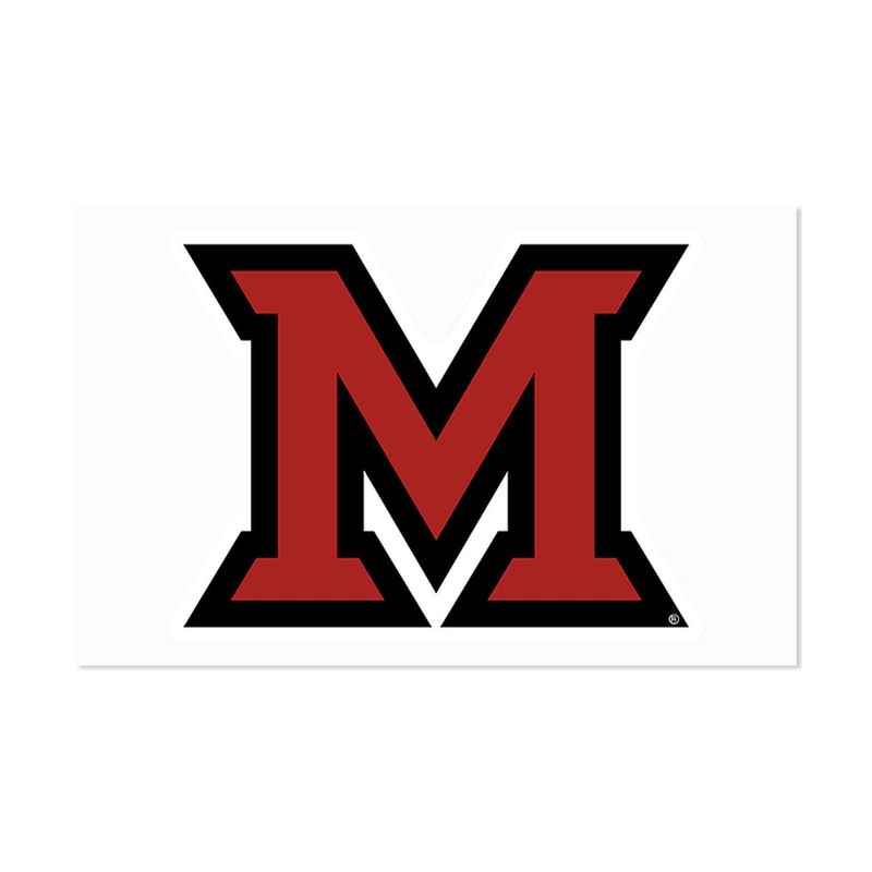 CDI Miami Block M Logo Oversized Auto Decal 5-1/4" x 3-7/8"