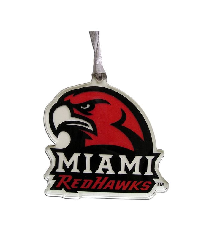CDI Miami University Hawk Head Ornament