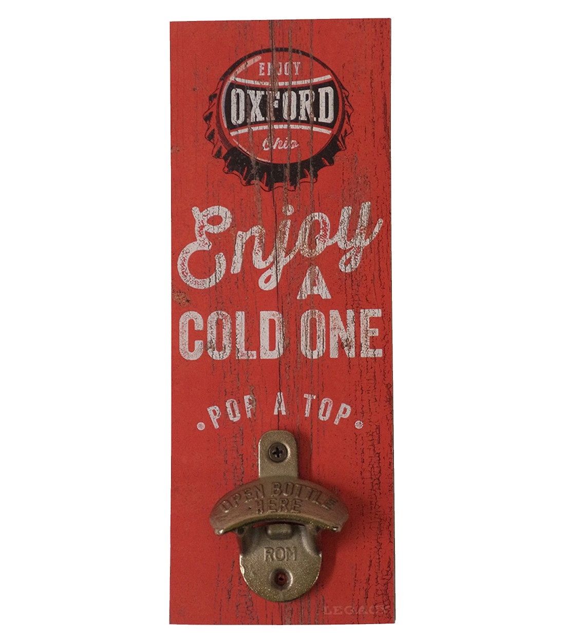 Enjoy Oxford Wall Mount Bottle Opener