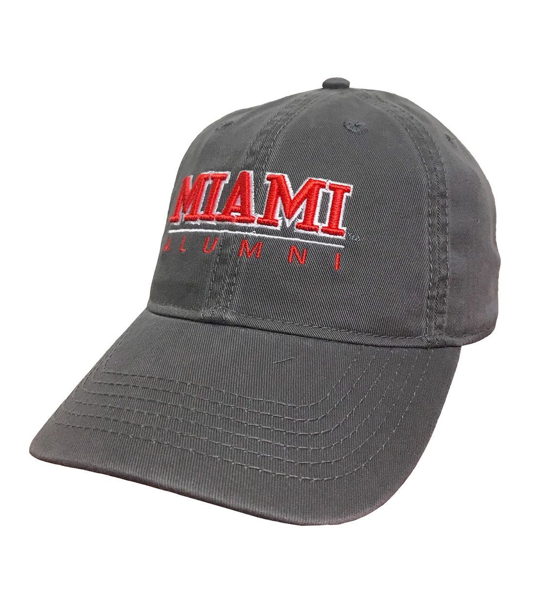 GRAY Miami University Alumni Adjustable Hat