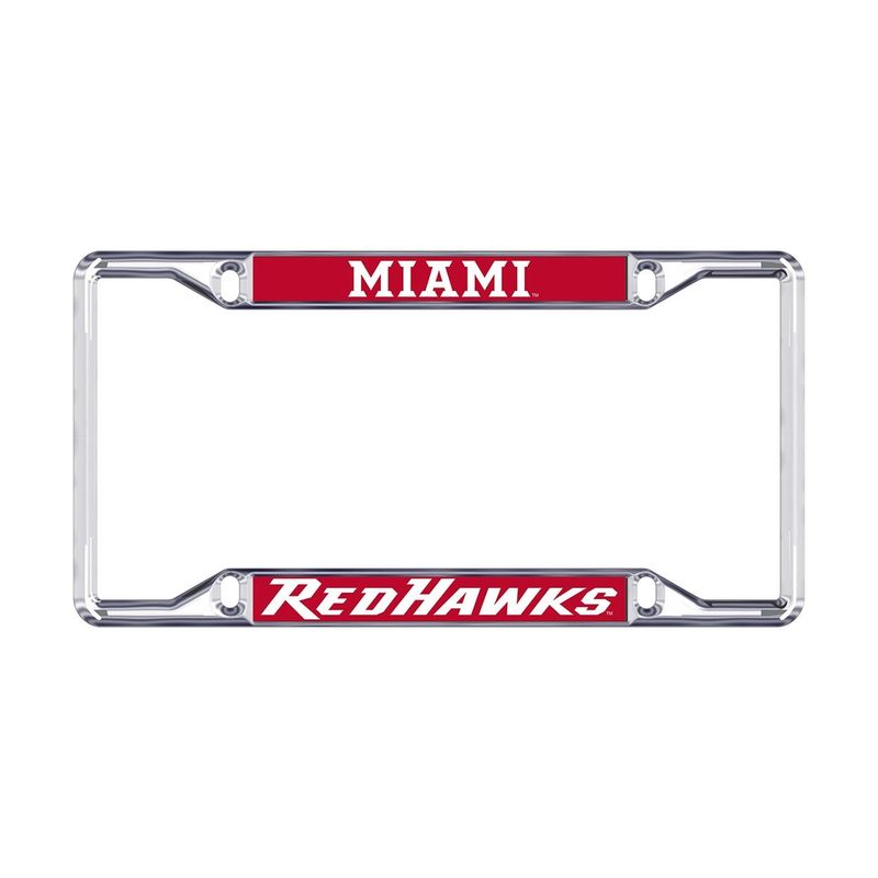 Jardine Miami RedHawks License Plate Frame
