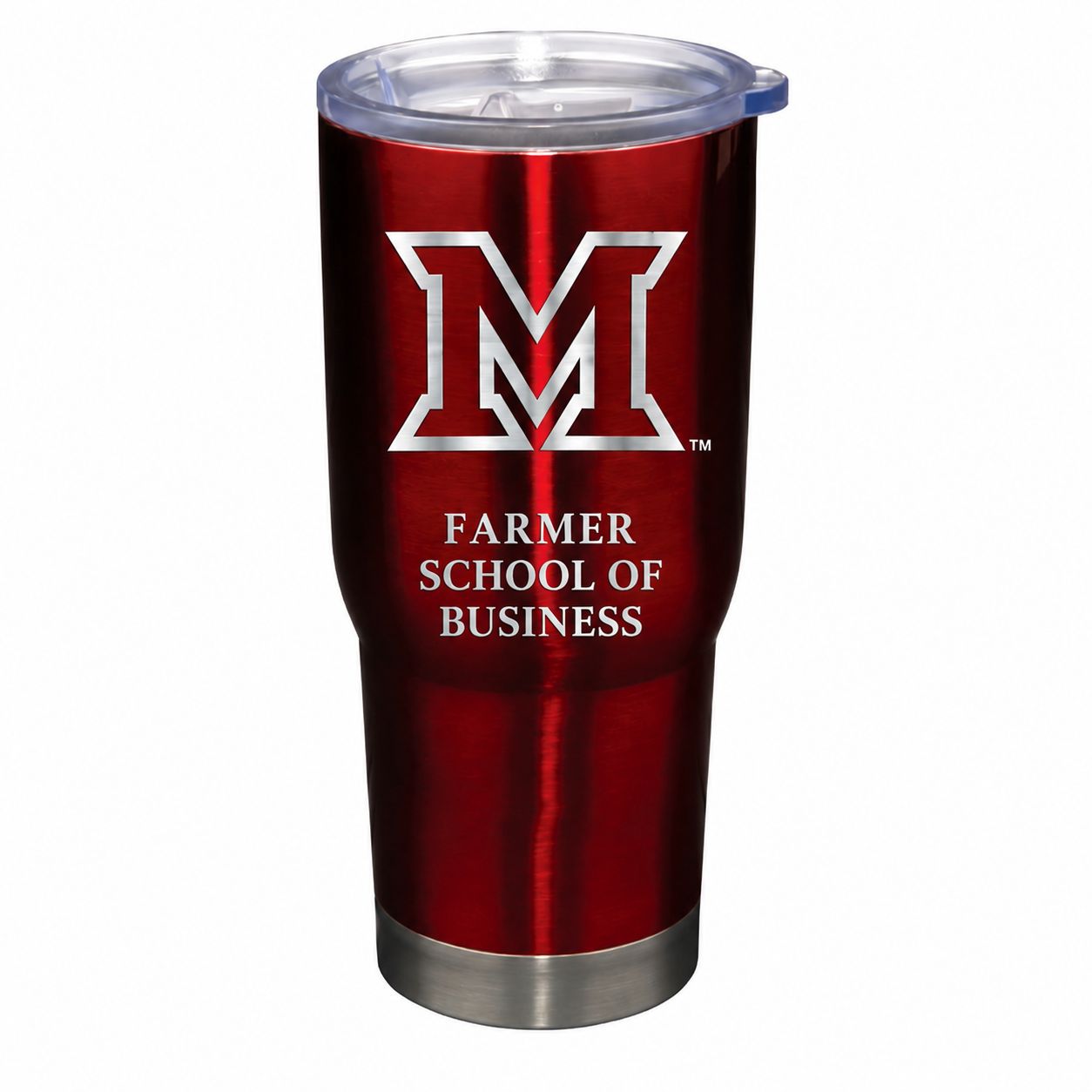 Miami RedHawks Farmer School of Business Stainless Steel Tumbler DS