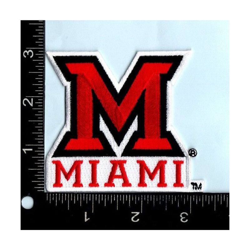 Jardine Miami Univ. Block M Embroidered Iron-On Patch