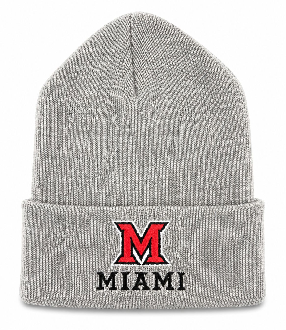 Legacy Miami University RedHawks Grey Marled Cuffed Beanie