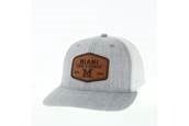 Legacy Miami Melange Adj Hat w/Leather Patch
