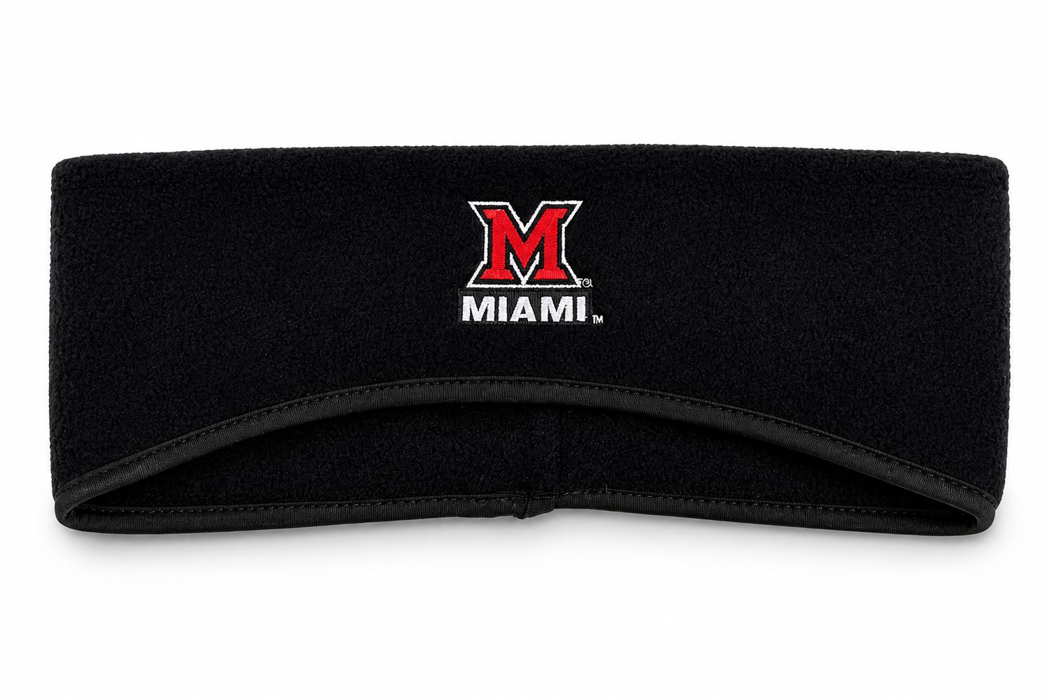 LogoFit Miami University RedHawks Black Earband