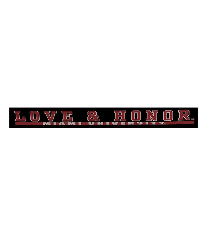 Love and Honor Color Shock Miami Decal