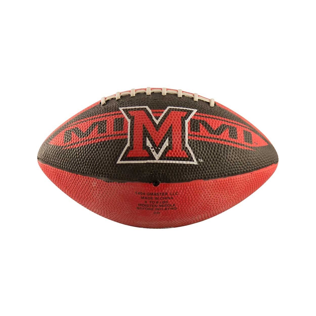 Logo Miami Hawk Head/Block M Mini Size Football