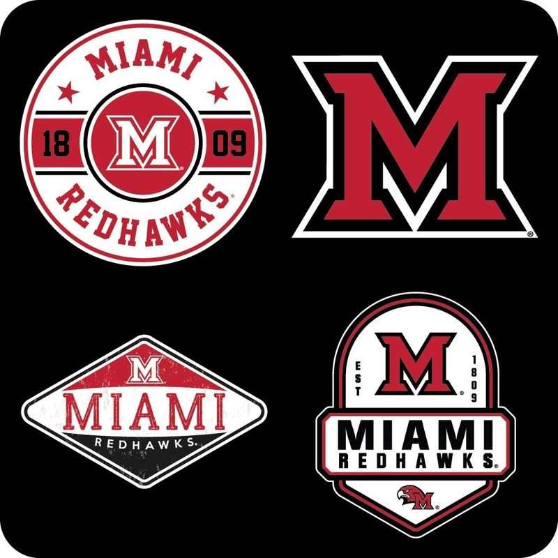 Miami 4-Pack Decals with Circle and Diamond