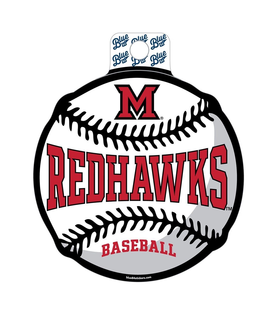 Miami Baseball Sticker