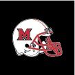 Medium Miami RedHawks Football Helmet Decal