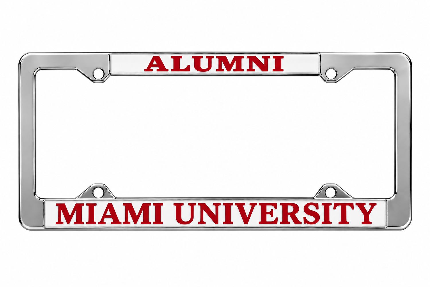 Miami University Alumni Chrome License Plate Frame
