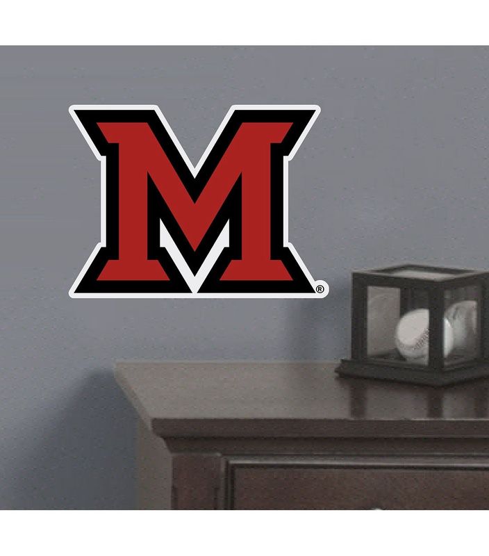 Miami Block "M" Logo 10"x13" Wall Sign