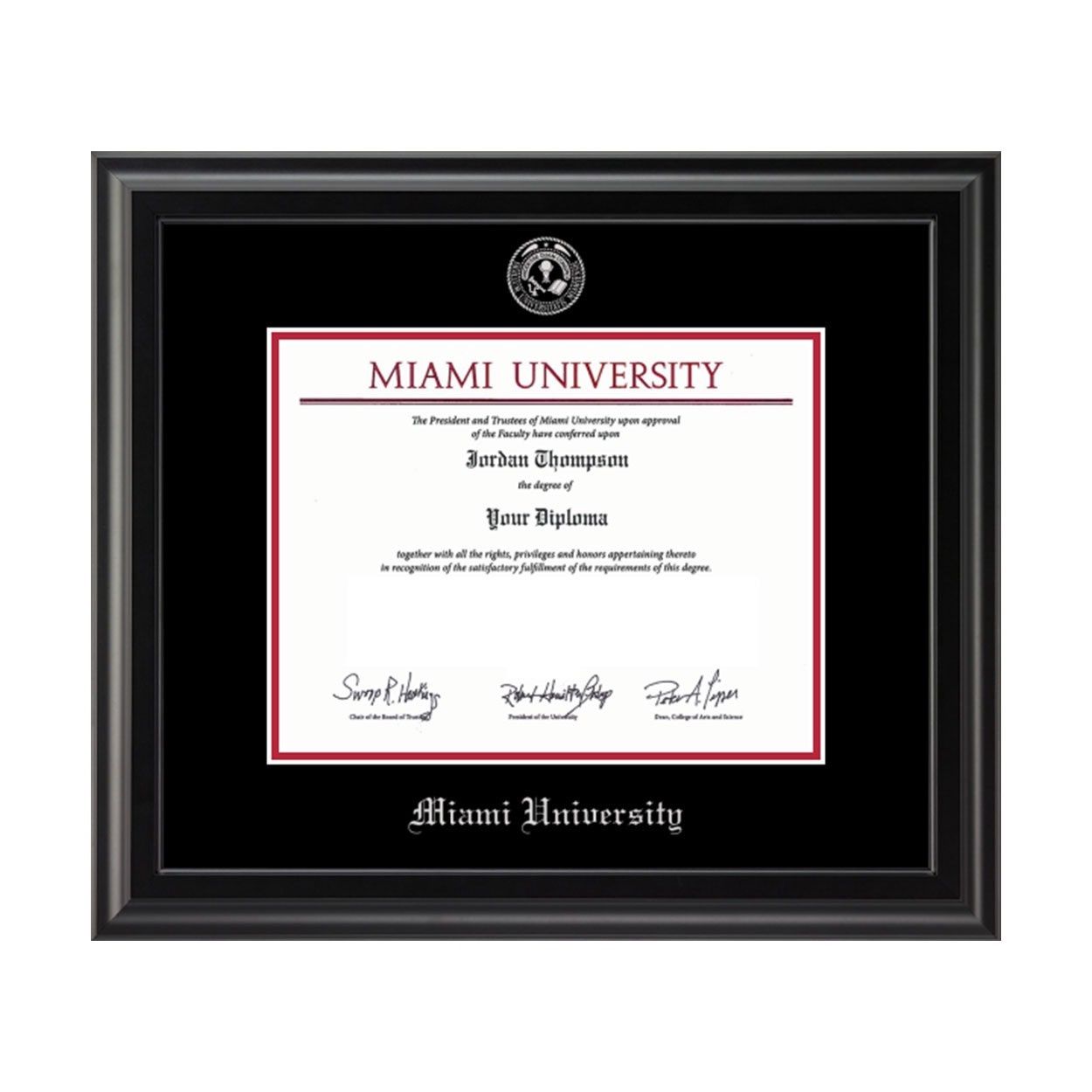 Miami Diploma Frame 3