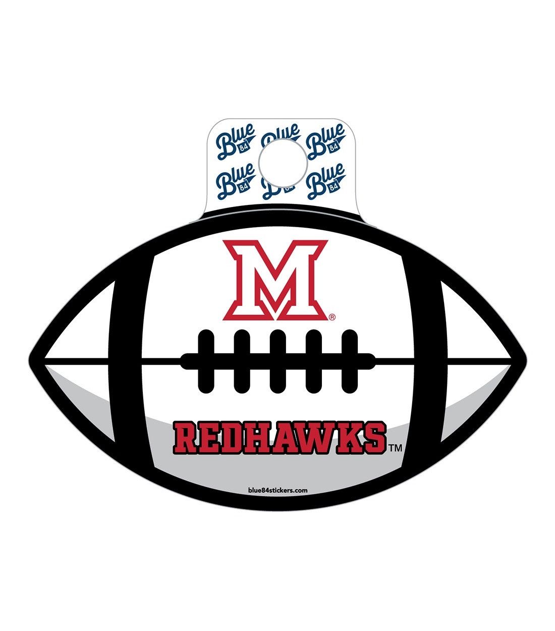 Miami Football Sticker