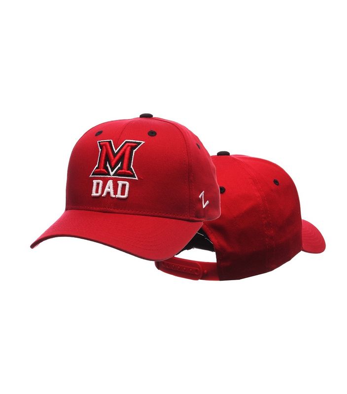 Miami Dad Red Adjustable Hat