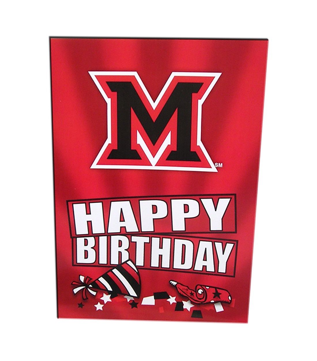Miami M Happy Birthday Card