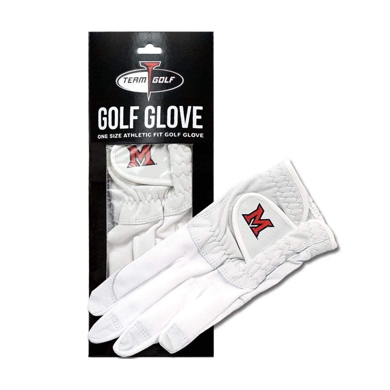 Miami Logo One Size Athletic Fit Golf Glove