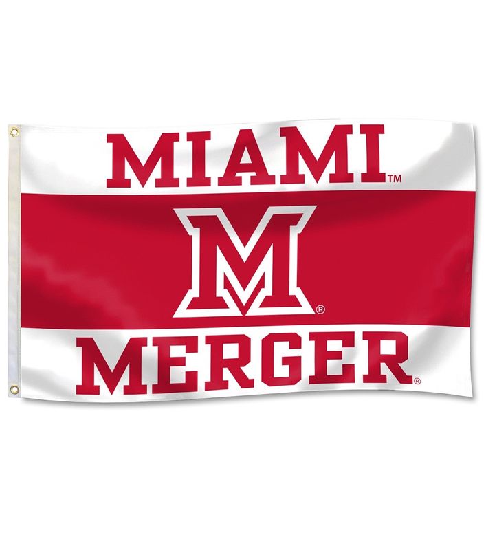 Miami Merger 3 Panel 3'x5' Flag