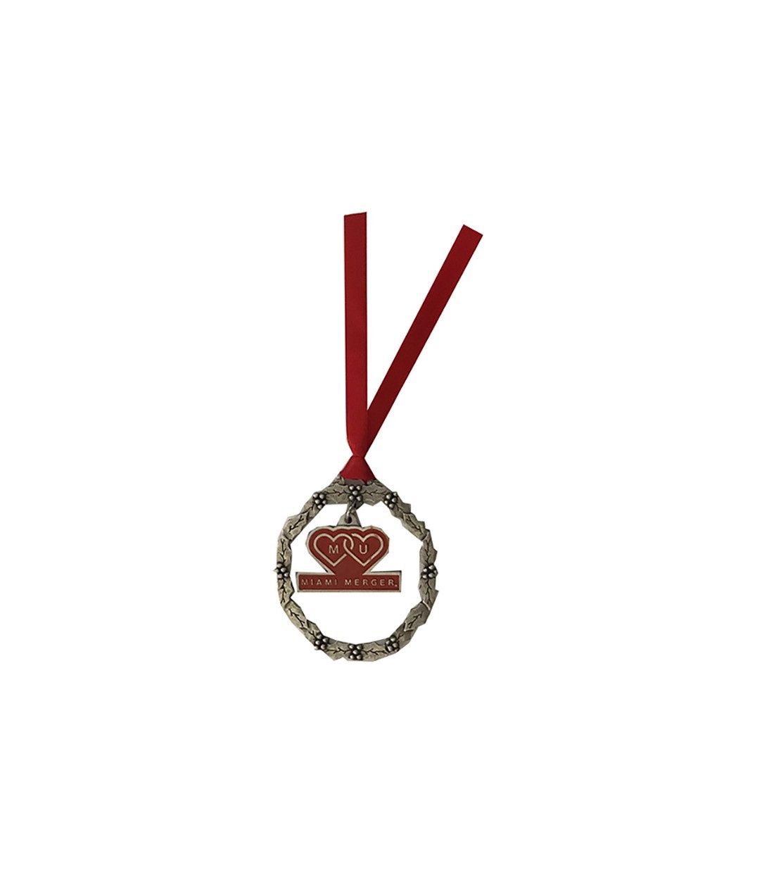 Miami Merger Pewter Hoop Ornament