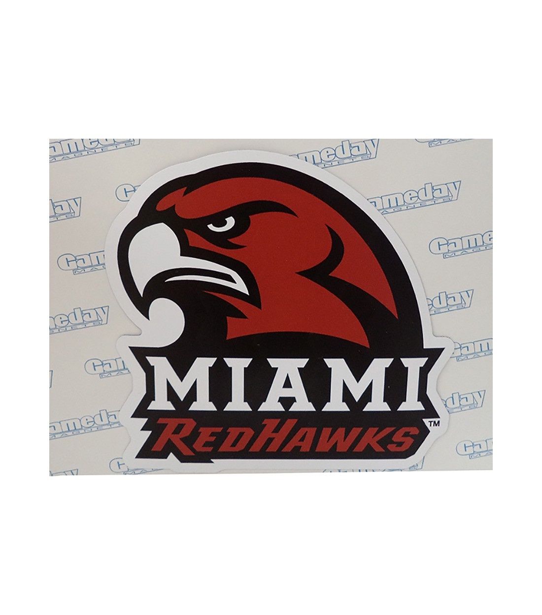 Miami RedHawk 6" Athletic Logo Magnet