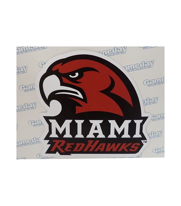 Miami RedHawk 6" Athletic Logo Magnet