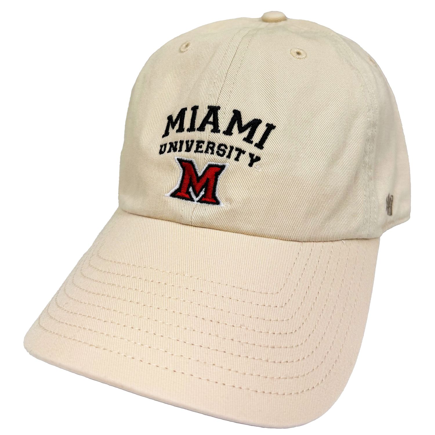 Miami University RedHawks ’47 Natural Clean Up Adjustable Hat