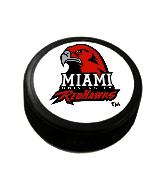 Miami RedHawk Hockey Puck