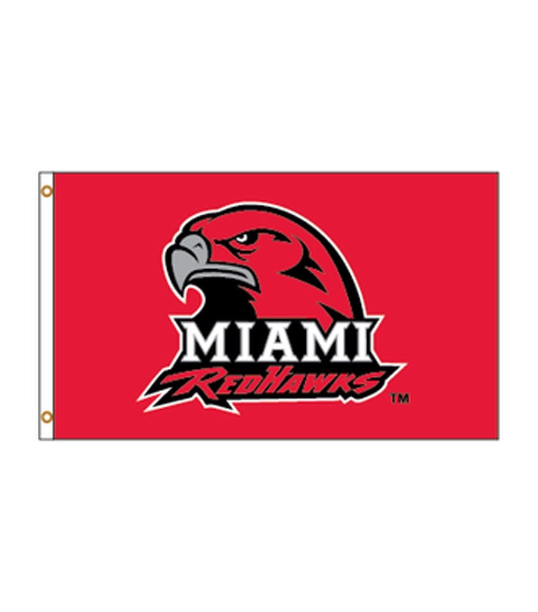 Miami RedHawks 3'x5' Flag