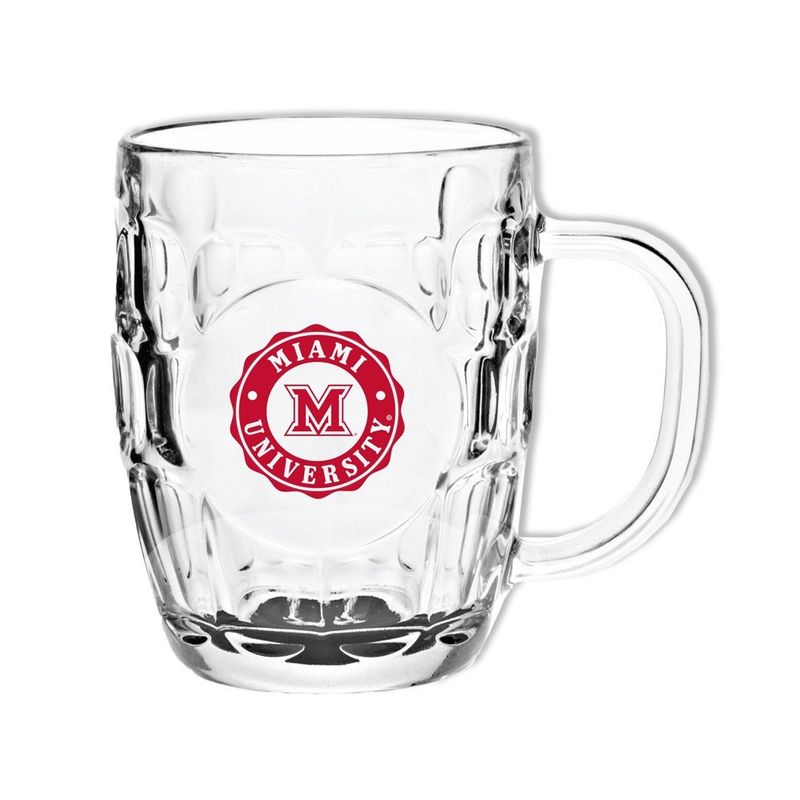 Miami RedHawks Britannia Glass Mug