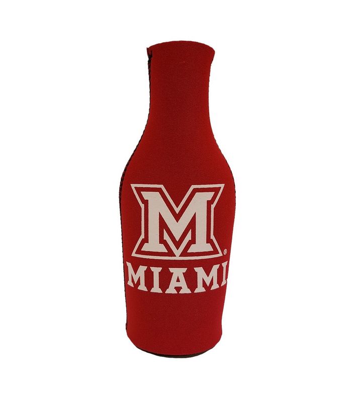 Miami RedHawks Bottle Koozie