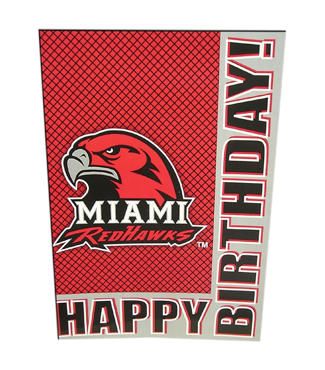 Miami RedHawks Happy Birthday Card