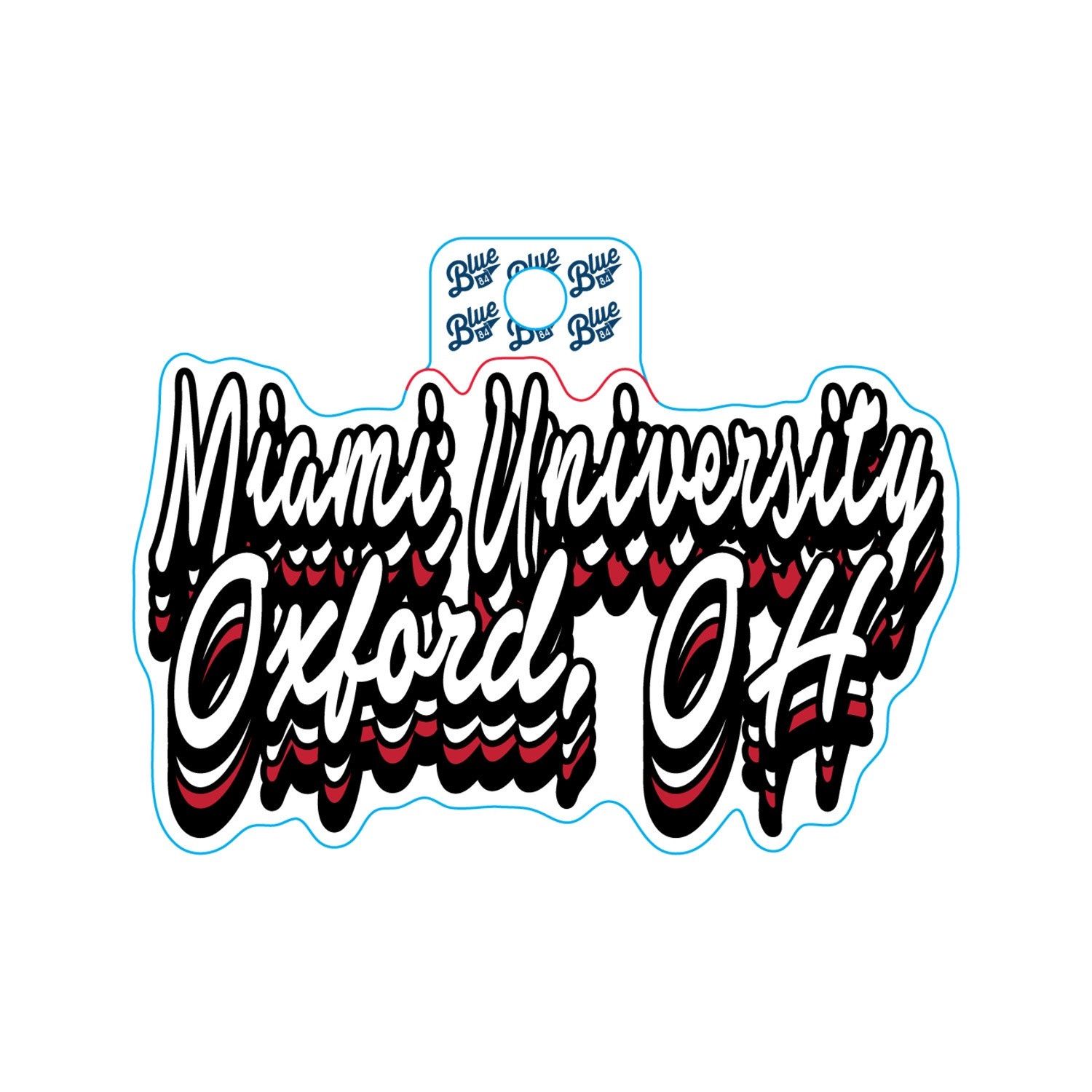 Miami RedHawks Give Good Vibes Sticker