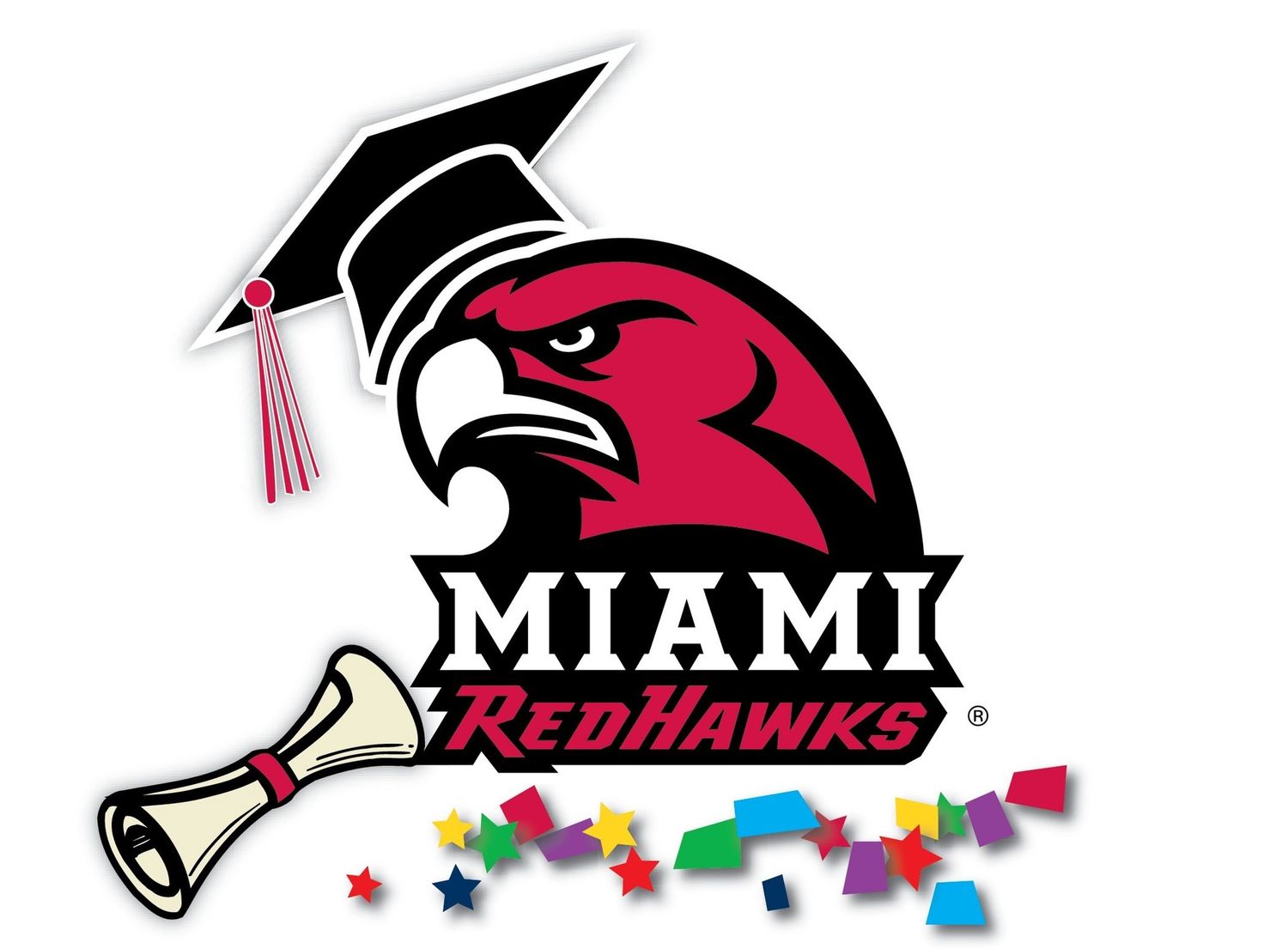 Miami Redhawks Graduation Card