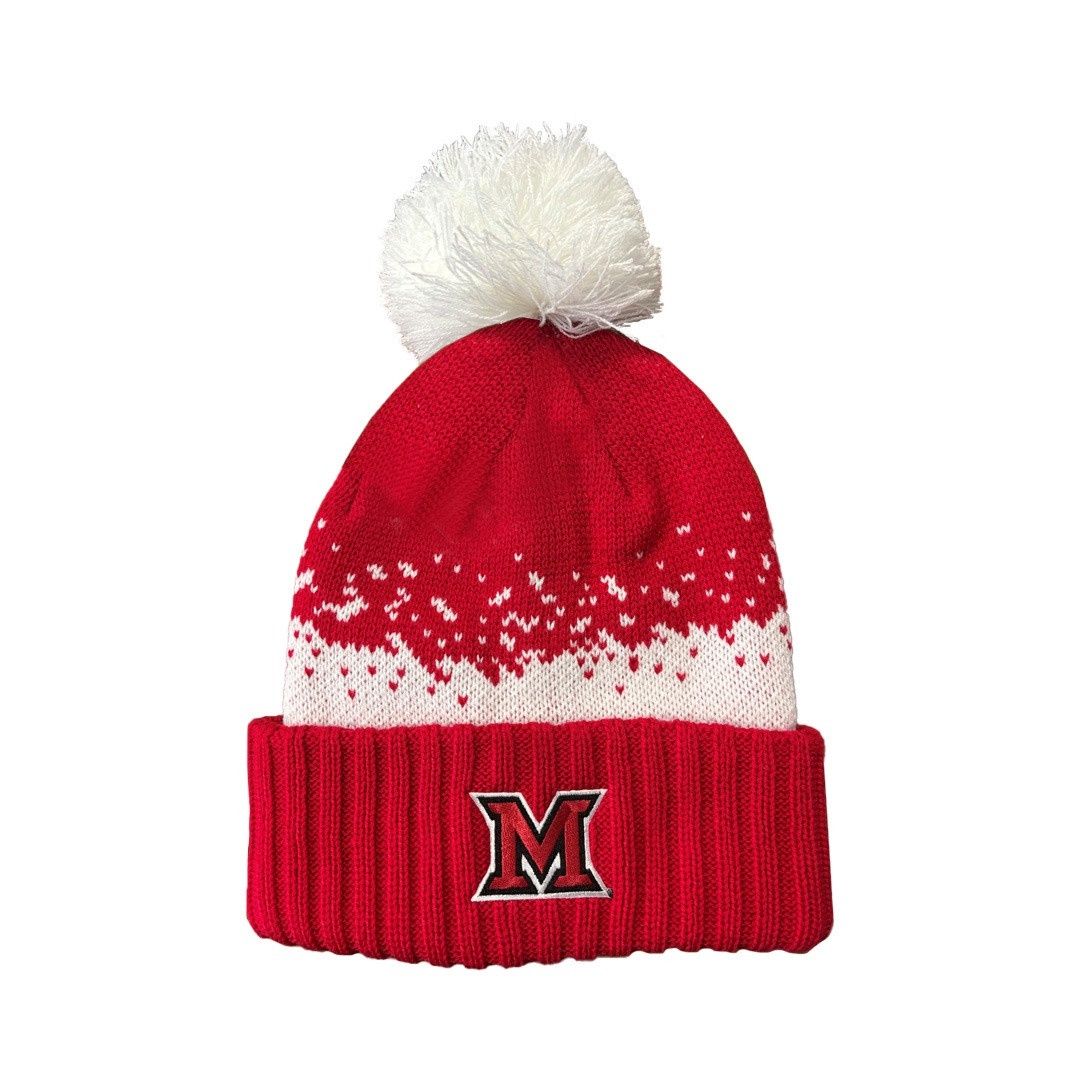 Miami RedHawks Iceman Knit Pom Hat