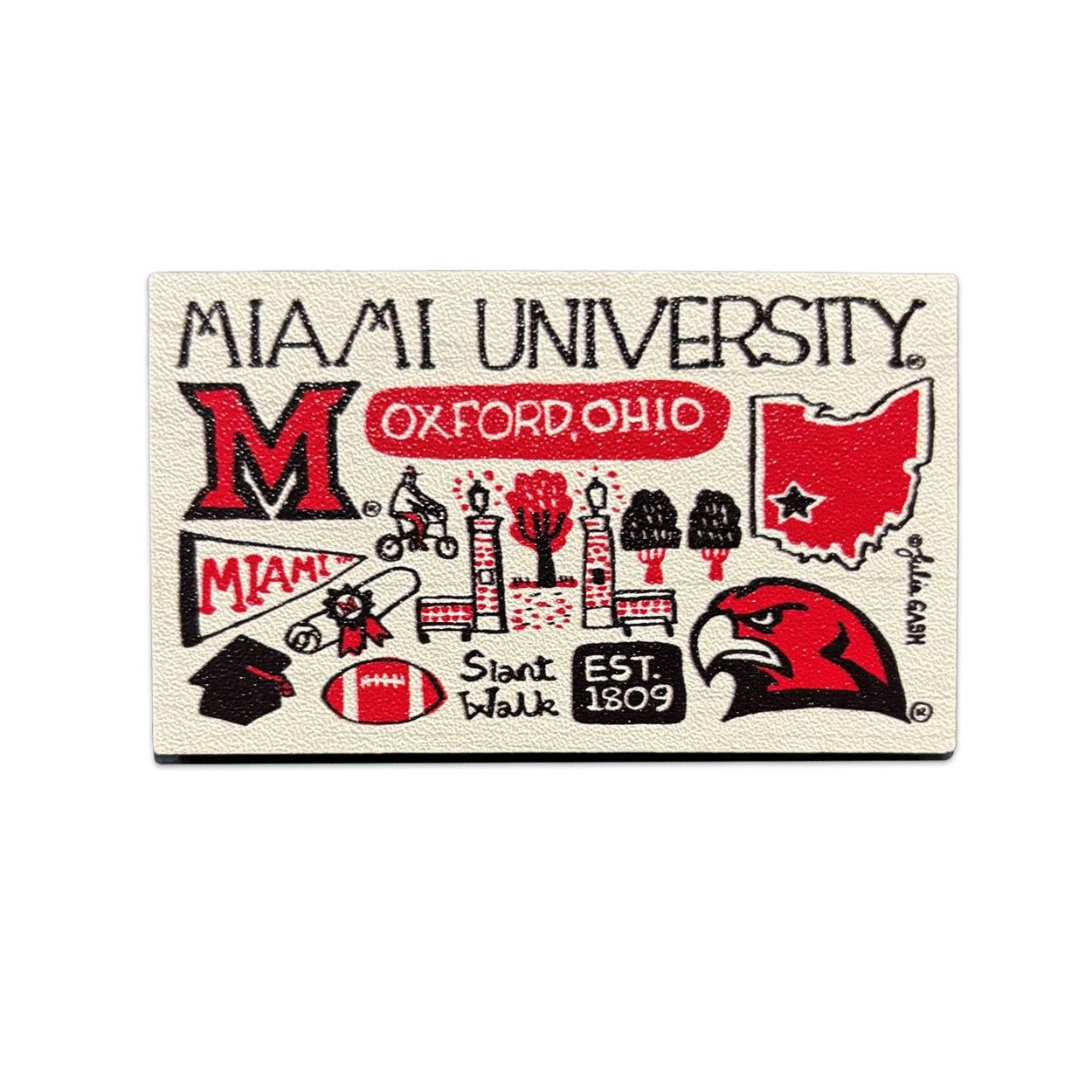 Miami RedHawks Julia Gash Magnet
