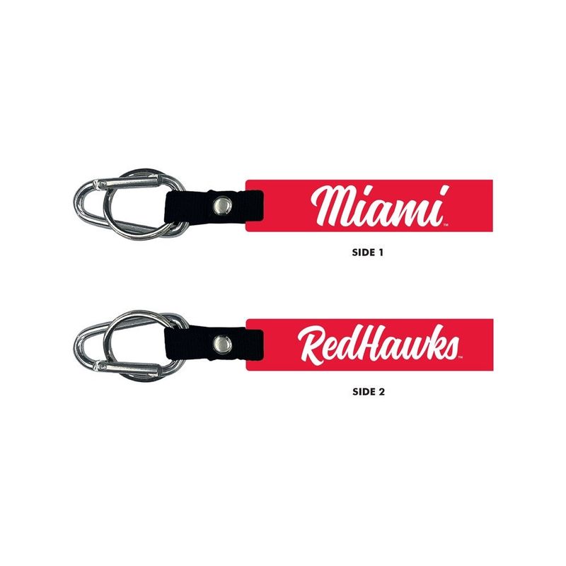 Miami RedHawks Jardine Silicone Carabiner Keychain