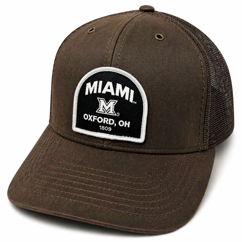 Richardson Miami University RedHawks Brown Patch Adjustable Trucker Hat