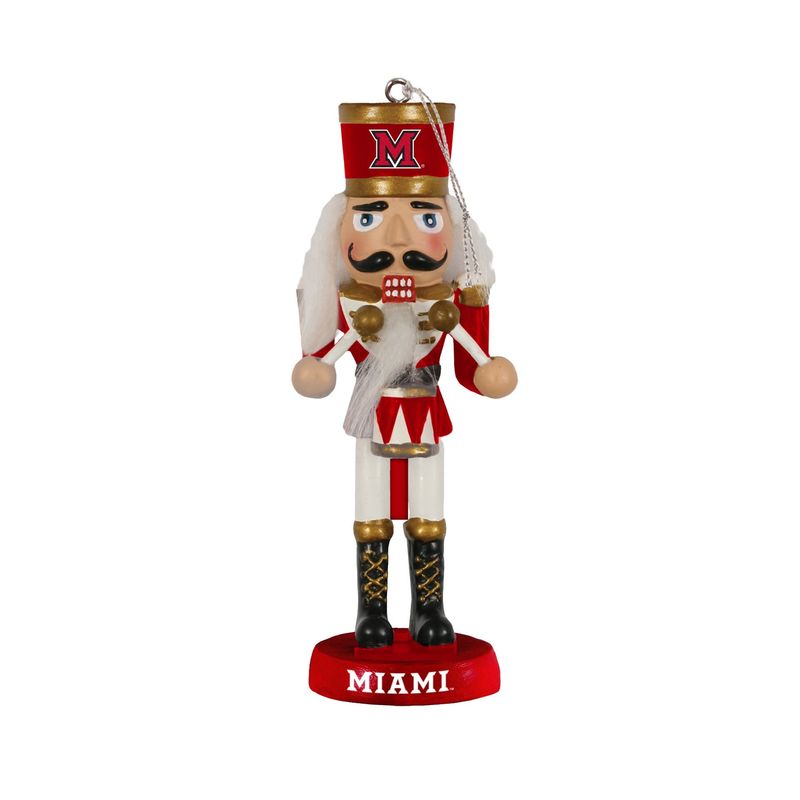 Miami RedHawks Nutcracker Ornament