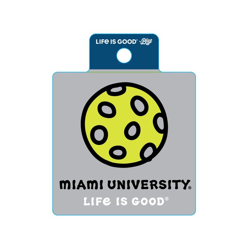 Miami RedHawks Pickleball Sticker