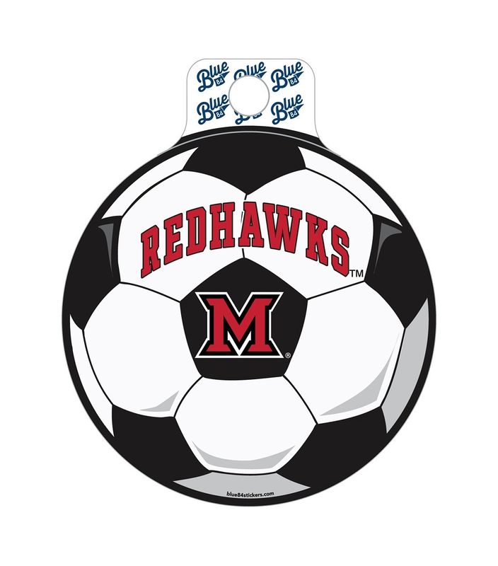 Miami Redhawks Soccer Sticker