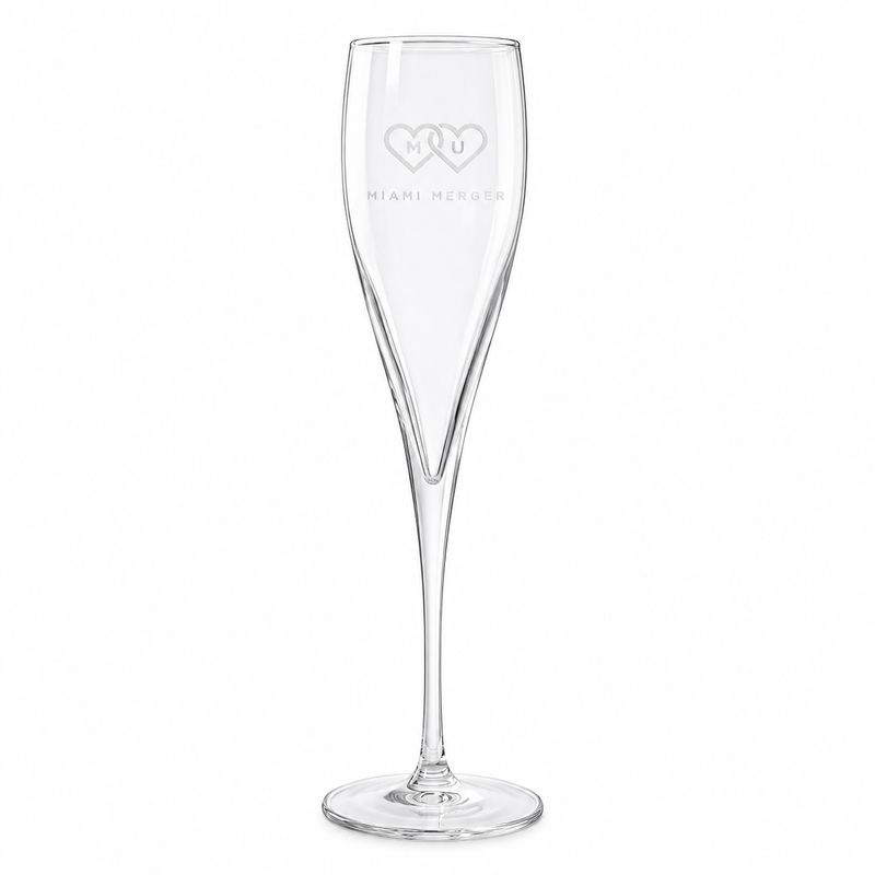 Miami University Miami Merger 6 oz. Champagne Flute