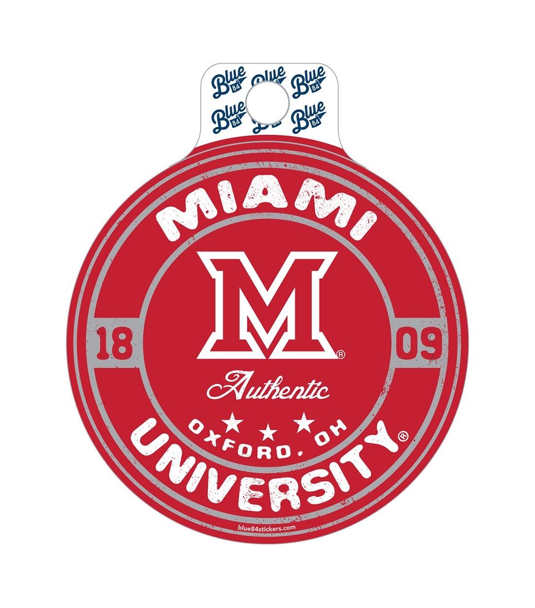 Miami University Authentic Sticker